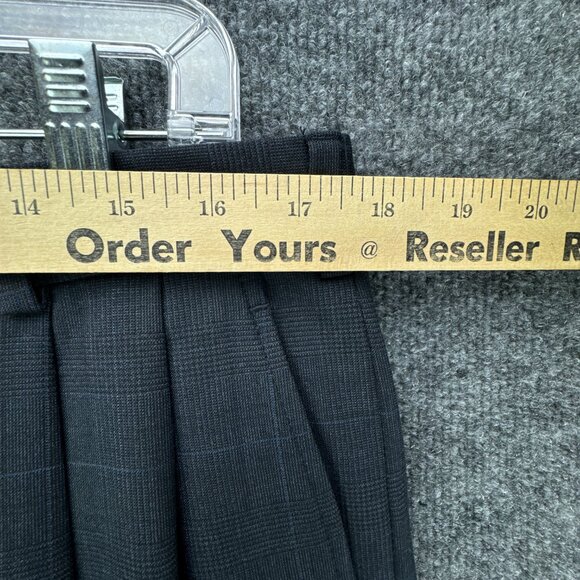 Brooks Brothers 346 Suit Mens Jacket 41L Pants 36W 2PC Blue Check Wool Blend - Picture 13 of 15